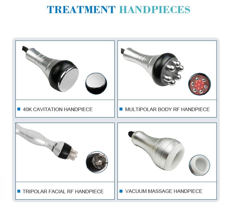 4 handles 100 w 40 K focused Multi-polar & mono-polar rf combined rf machine with a god quality for skin-lifting