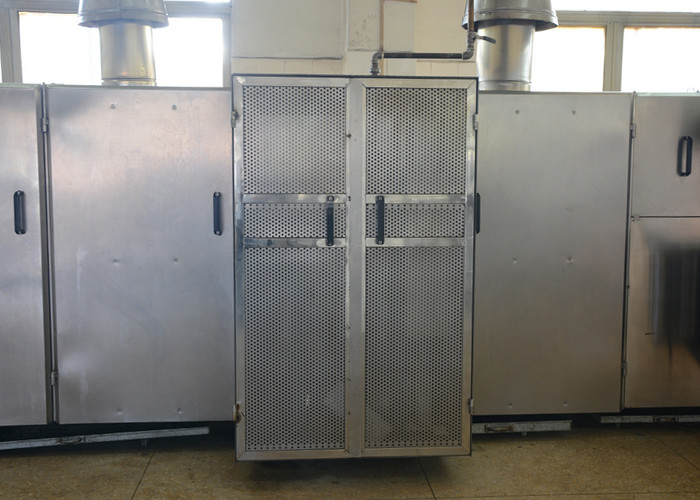 Full Automatic Industrial Ice Cream Machine For Making Waffle Basket 1.5KW Double Door