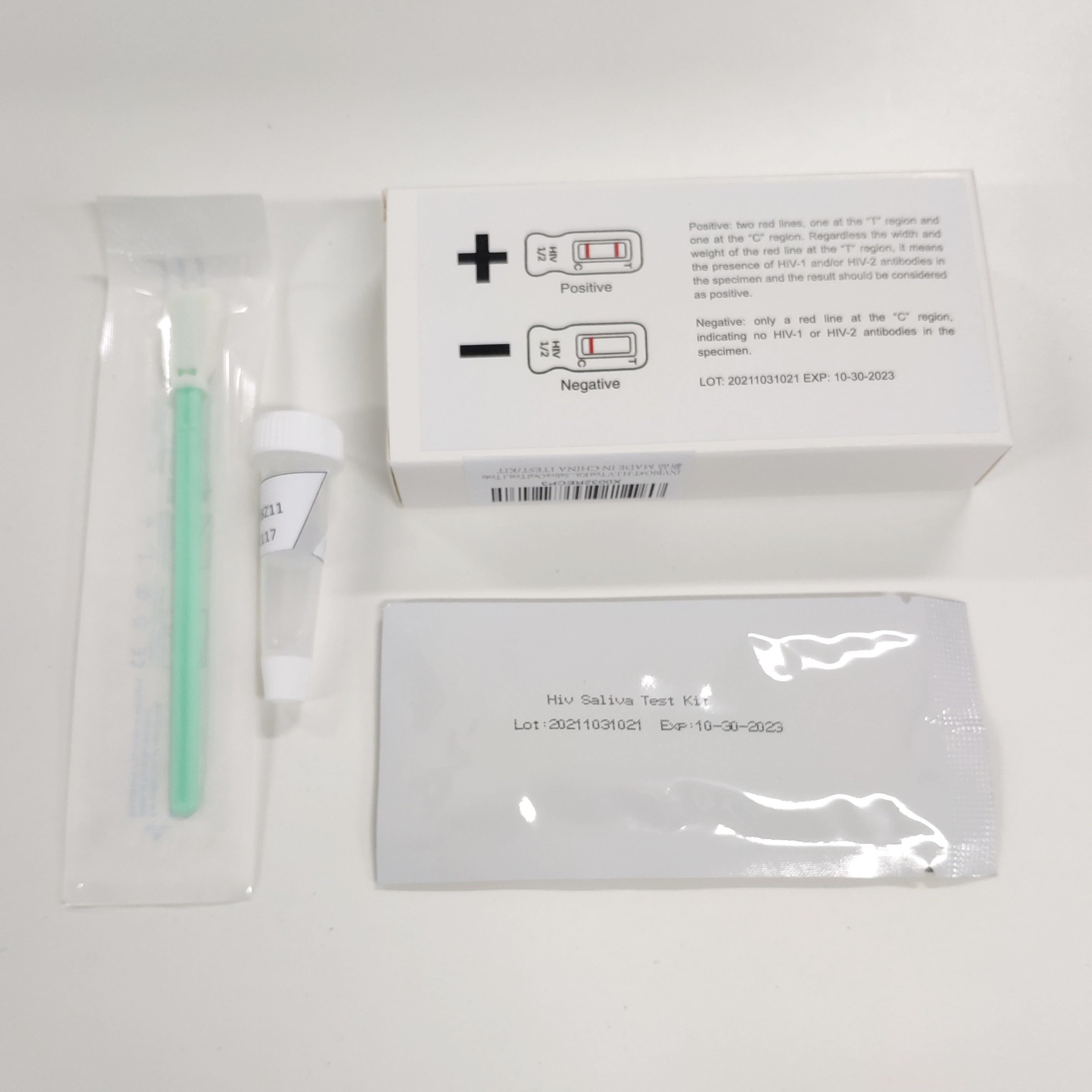 Saliva Diagnostic Hiv Rapid Test Kits 99% Accuracy