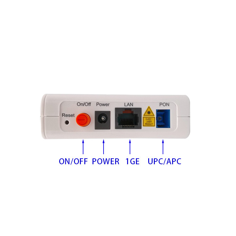 ONU F601 GE GPON 3.0-6.0 Version ONT English Version System Fiber Optic Equipment without Wifi