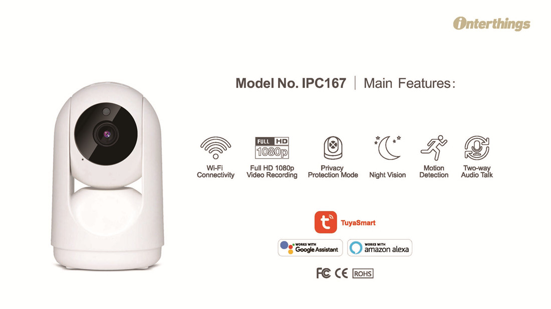 1080p Indoor Pan & Tilt Wi-Fi Camera