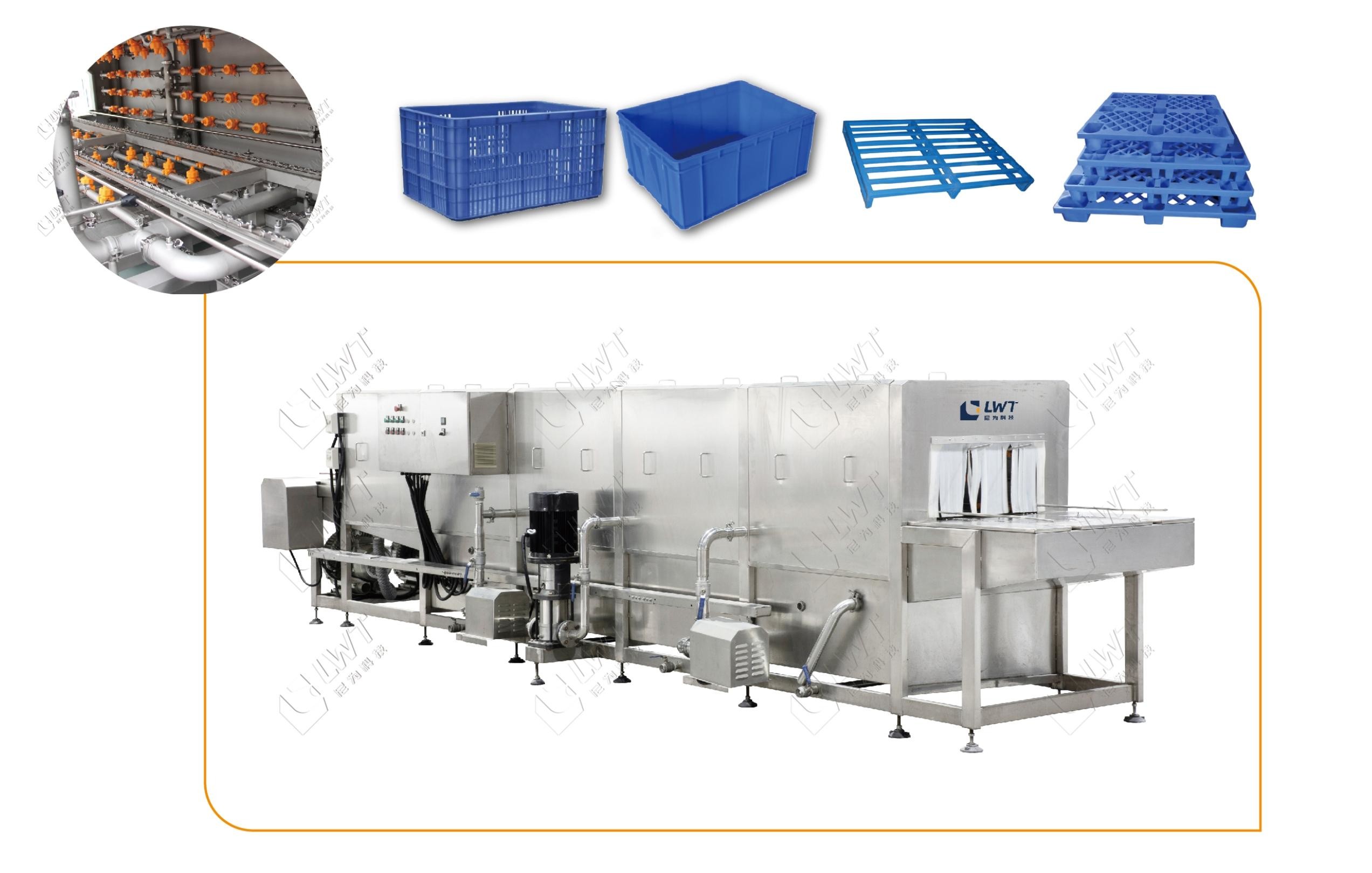 Industrial Crate Washing Machine Crate Washer