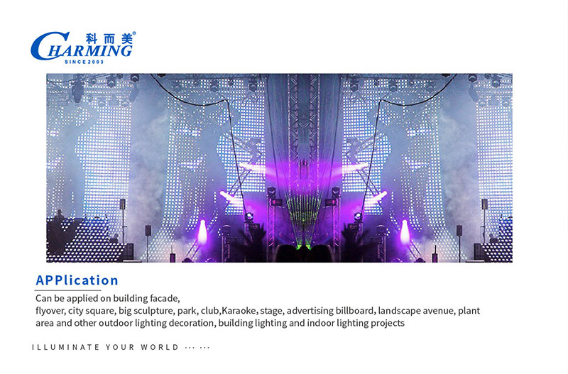 SMD3535 Windproof Net LED Panel , Multiscene Programmable LED Mesh