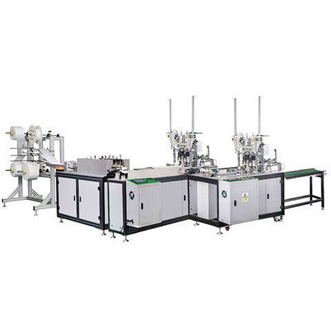 Automatic Earloop Dustproof Medical Face Mask Making Machine