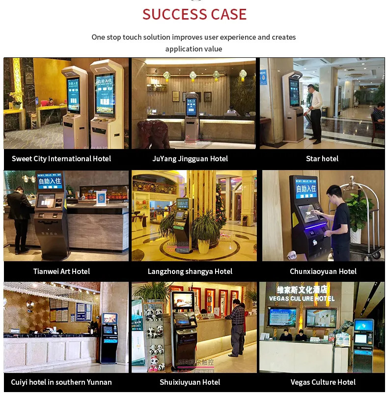 Windows Self Service Check In And Check Out Terminal Multifunction Self Service Terminal