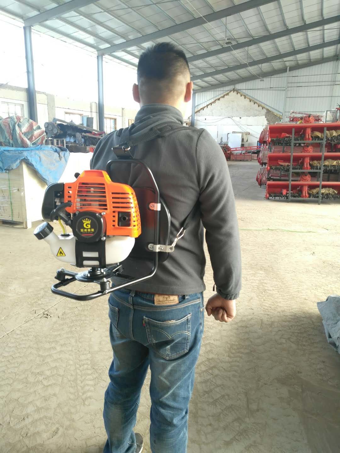 Farm Engine Lawn Mower for Grass Cutting and Tilling Easy to Operate 20kg