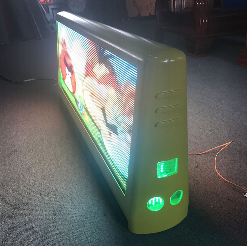Remote Control Taxi Top LED Display P5 Communication Without Distance Limits