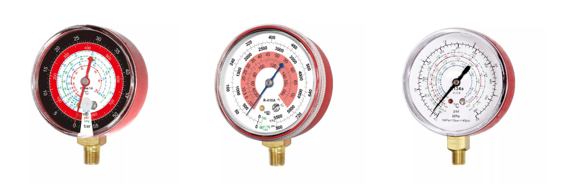 HVAC Commercial Refrigeration Repair Parts Pressure Measuring Gauge R290
