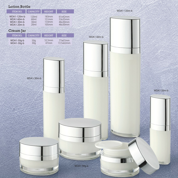 30g 50g Acrylic Jar Eye Shape Jar for Makeup Packaging Sealing Type Pump Sprayer
