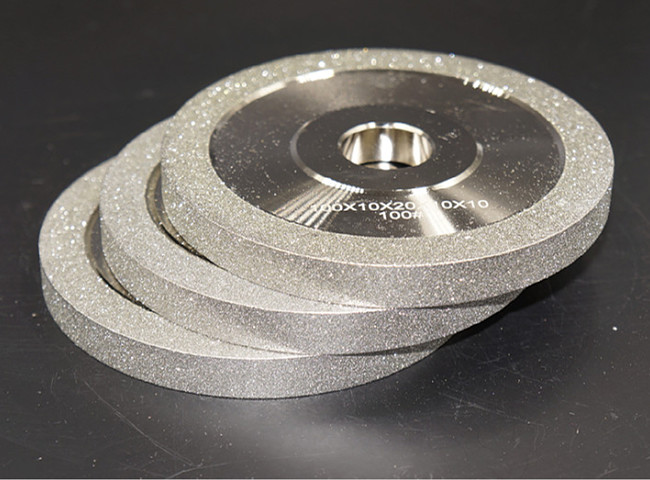 Flat M2 Steel Electroplated Grinding Wheel Various Shapes Silver