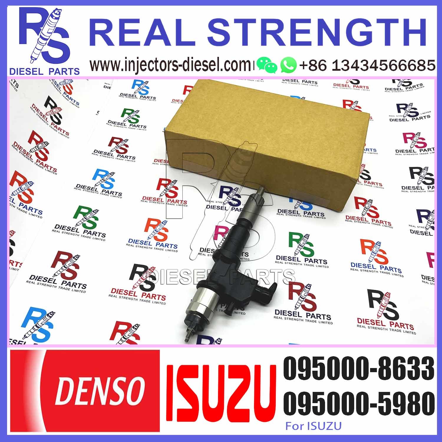 Diesel Injector Diesel Common Rail Injector 095000-8633 8-98139816-3 8981398163 Diesel Engine Parts 095000-8633