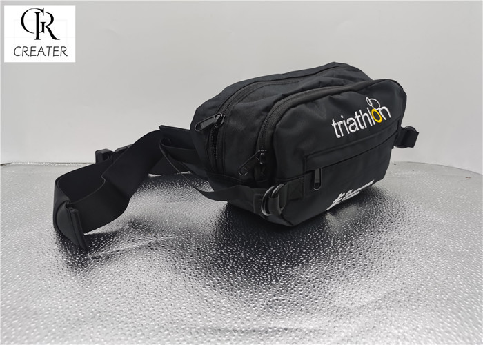 OEM Mens Sport Waist Belt Bag , Waterproof Running Waist Bag With Adjustable Webbing