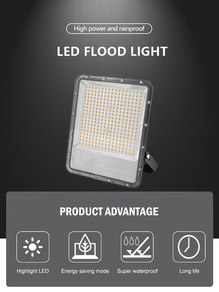 KCD Warm White Waterproof Module 12 Volts Portable Floodlight Outdoor 200w Projectors LED Flood Light
