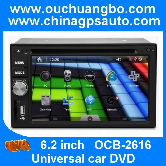 Ouchuangbo Universal car DVD radio with gps systems iPod mp3 player OCB-2616