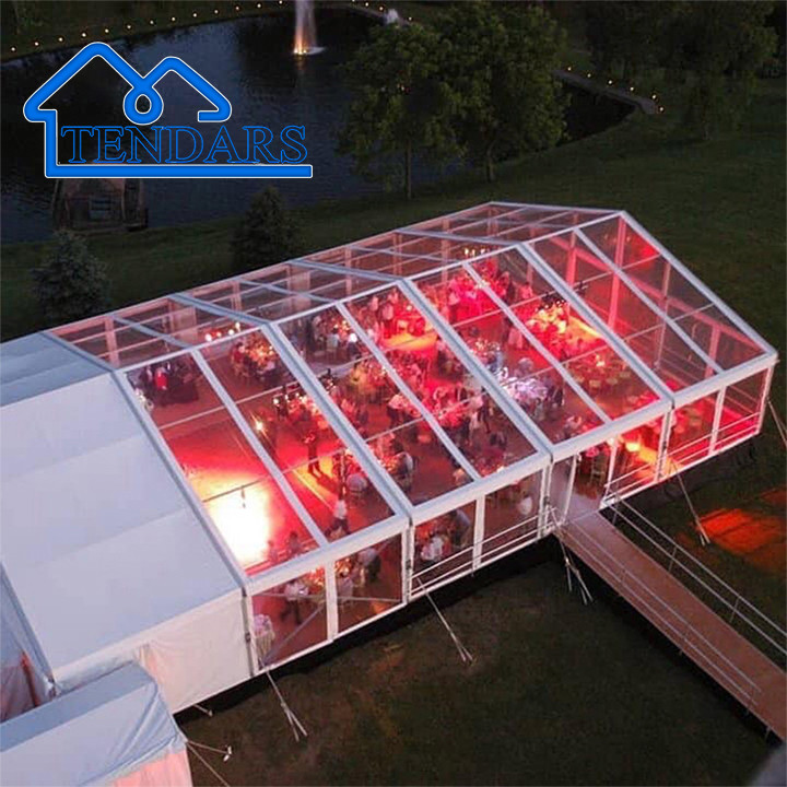 Luxury Clear Span Party Marquee Tents PVC Wedding Event Transparency Tent Birthday Canopy