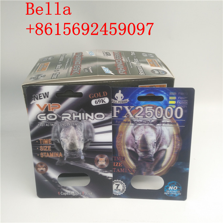 Custom 3D Blister Card Packaging Plastic Material For Sex Capsule / Pills