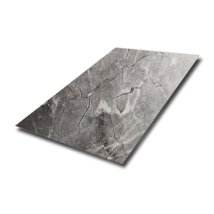 304 Wooden Or Marble Pattern stainless laminate sheets For bathroom Decoration