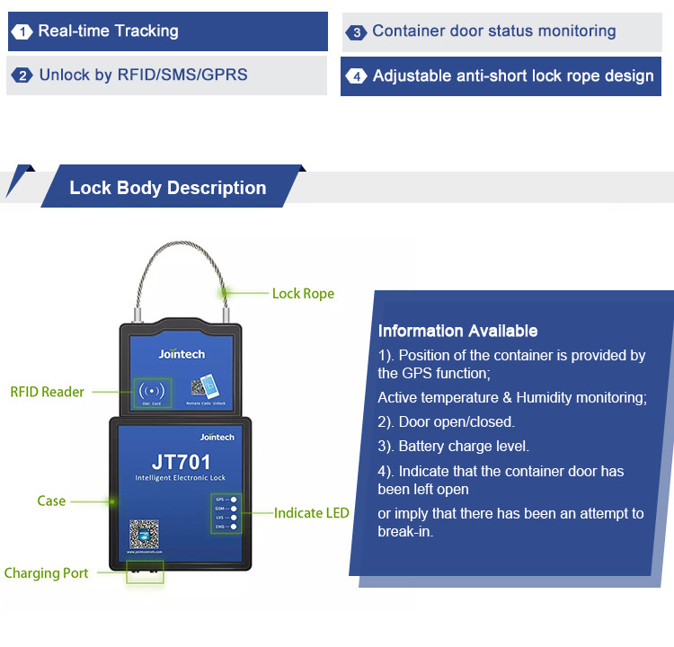 CE High Security Anti Explosive Container Seal Tracking For Truck