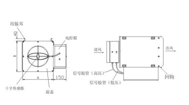 Single Air Duct Variable Volume Control Damper For Air Conditioner Terminal Unit VAV Box