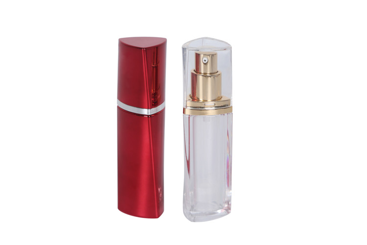 PMMA Triangle Serum Cosmetic Bottle 30g Skin Care Cream Jar