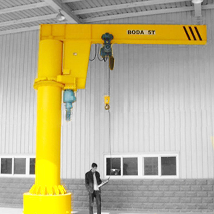 3 Phase Boom Jib Crane Light Compact Structure High Strength Bolt Connection