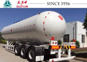 China 58.1 Cbm 3 Axles LPG Tank Trailer , LPG Gas Tanker Truck ASME Standard on sale