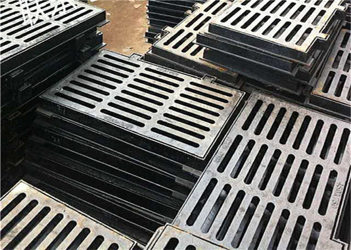 Anti Frozen Cast Iron Gully Grid / Ductile Triangular Gully Grating Durable