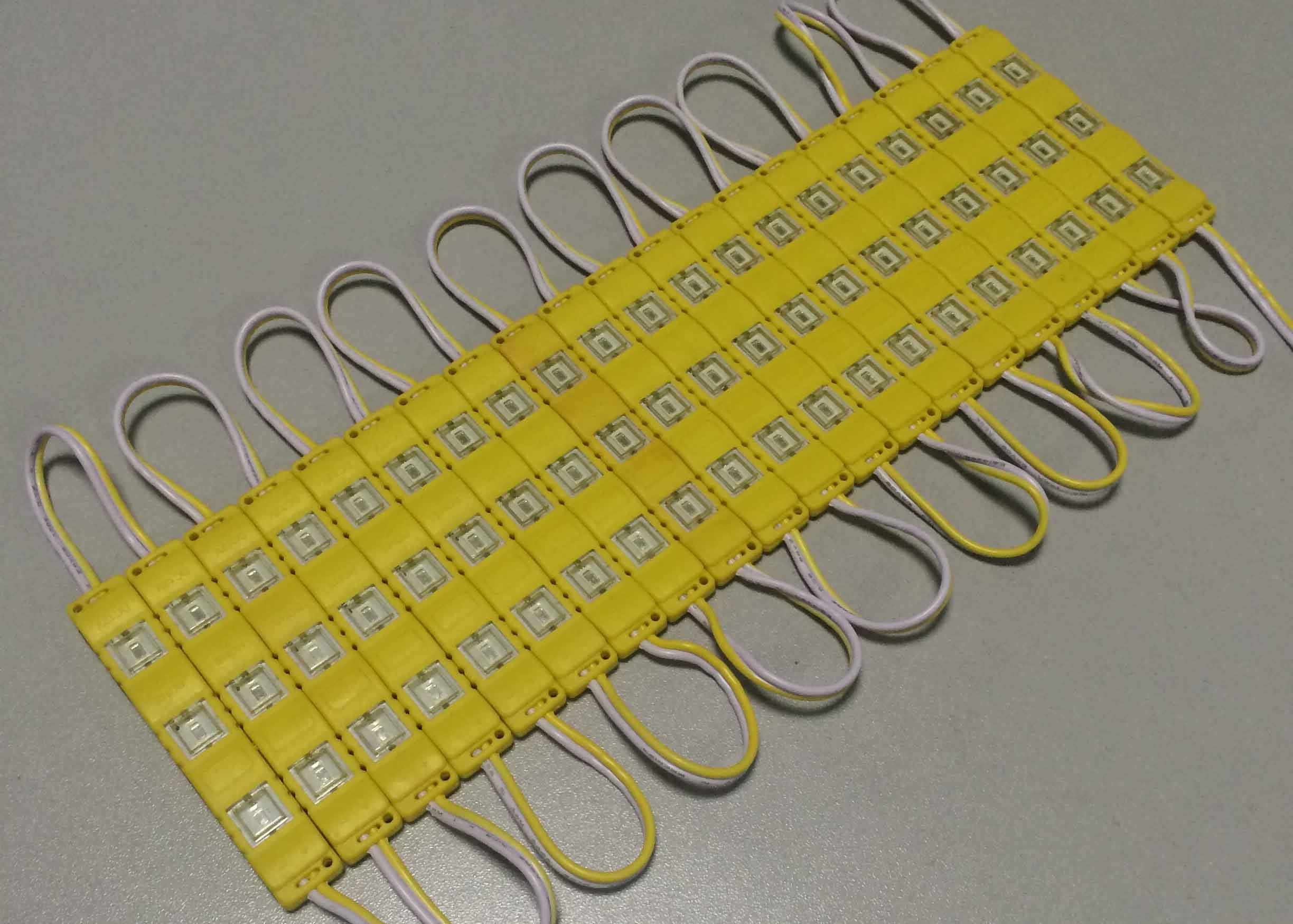 SMD LED Module High Brightness Strong Adhesive Back Tape Module 3 LEDs Per Module for Commercial Sign