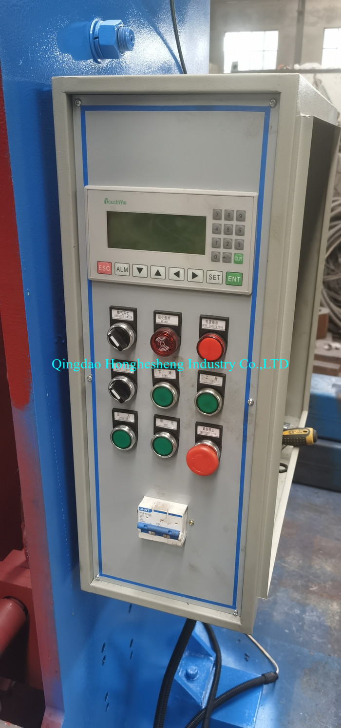 600*800mm Blue White Rubber Vulcanizing Press Automatic Rubber Moulding Machine