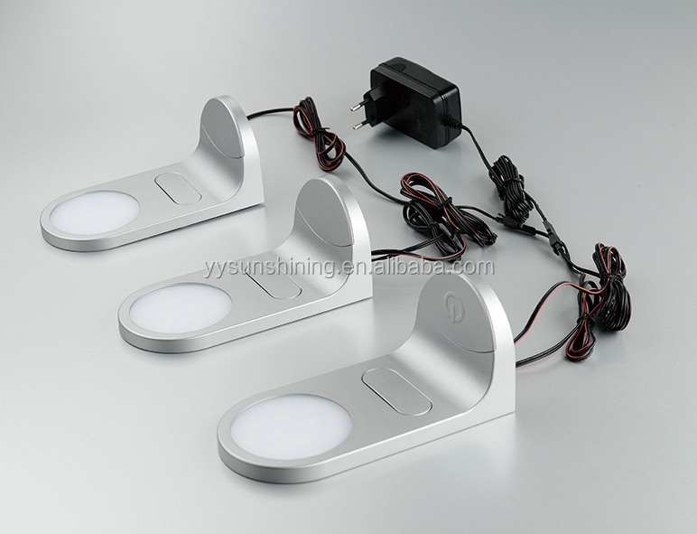 DC12V Wall Corner Mounted LED Under Cabinet Light with Touch Sensor Product Weight 0.15kg