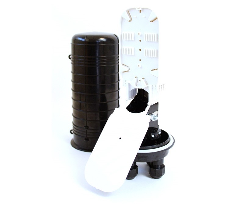 72-fiber-4-entries-heat-shrinkable-type-vertical-fiber-optical-joint-enclosure