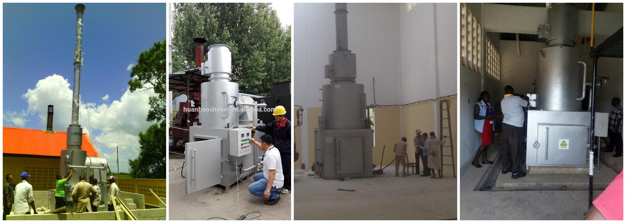Carbon Steel AS MODEL Waste Incinerator with Advanced High Temperature Technology