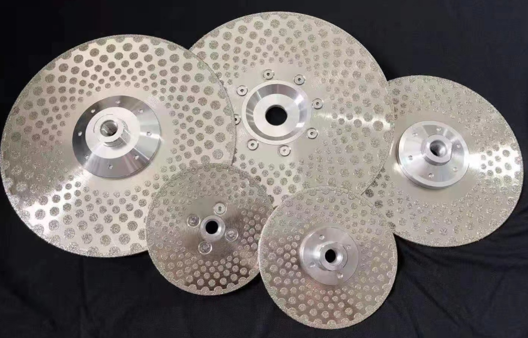 M14 Double Sided Electroplated Diamond Disc For Marble Granite Grinding And Cutting
