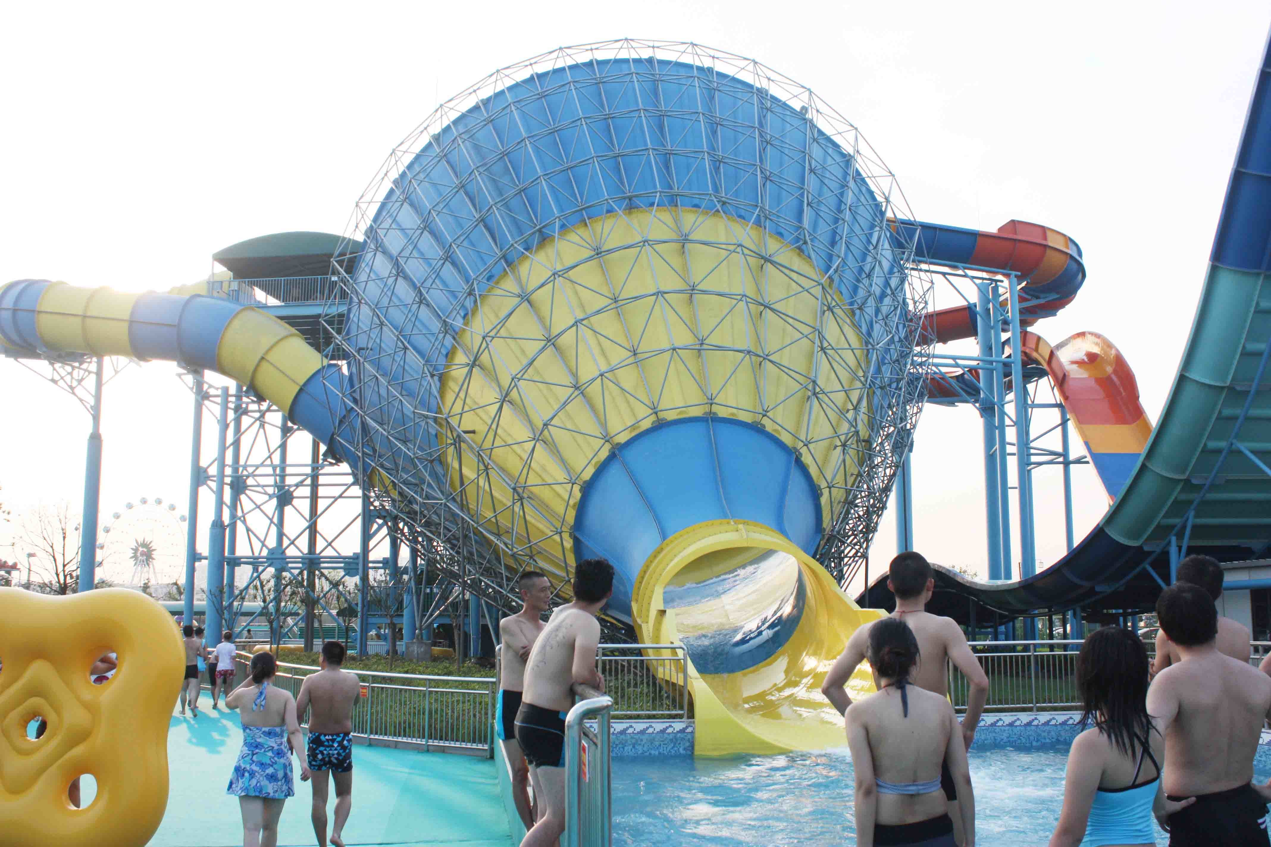 Tornado fiberglass water Pool slides for adult aqua park water sport