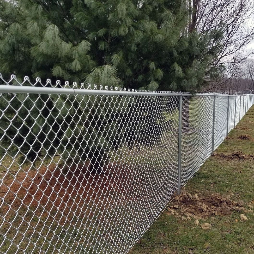 Various Good Quality 8 Foot Boundary Wall Pvc Coated Hot Dipped Industry Galvanized Chain Link Fence For Sale