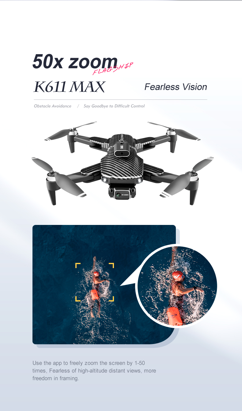 Max Gesture Video 2.4G Wifi FPV Drone 4K Camera 150m Phone Control Beginner-friendly HD Aerial UAV Foldable Motor Plastic
