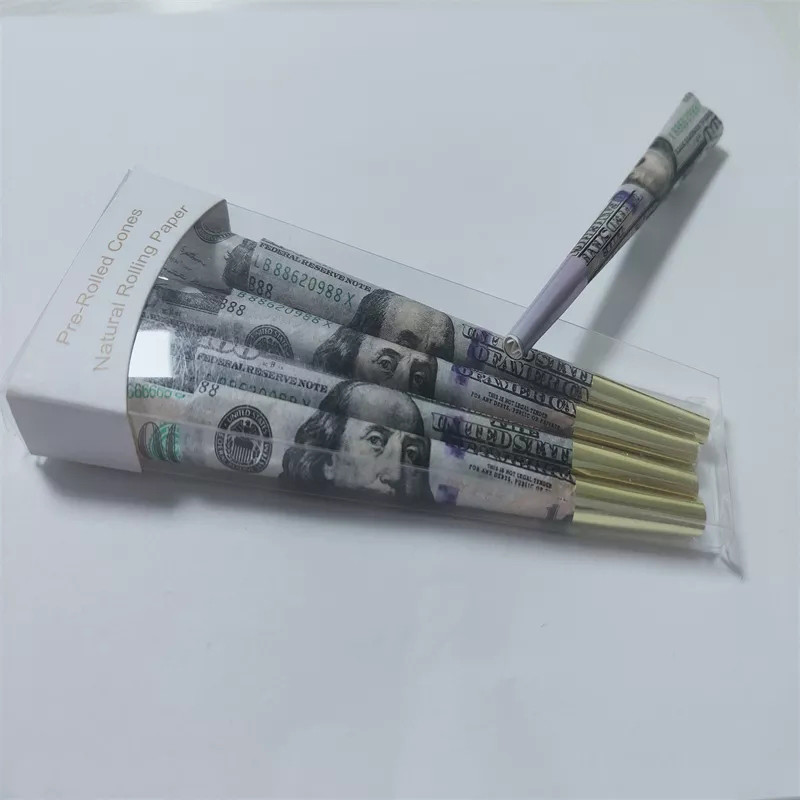 Colorful Custom Rolling Smoking Paper All Size / King Size Dollar Pre Rolled