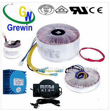 audio toroidal transformer with frquency 10-20khz for DVD