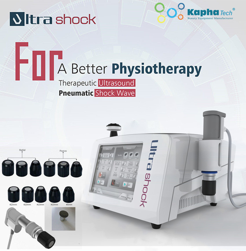 6 Bar Radial Physical Ultrasound Shockwave Therapy Machine