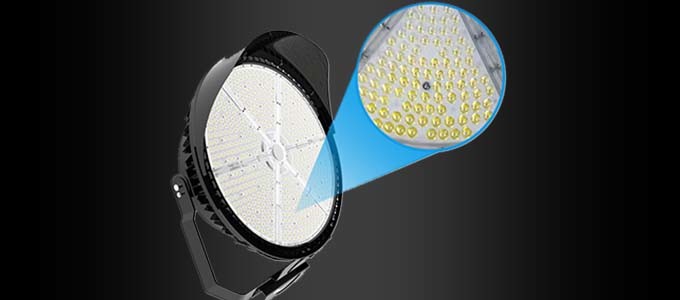 1200W Football Floodlights In Cricket Stadium 180000lm For Soccer Field