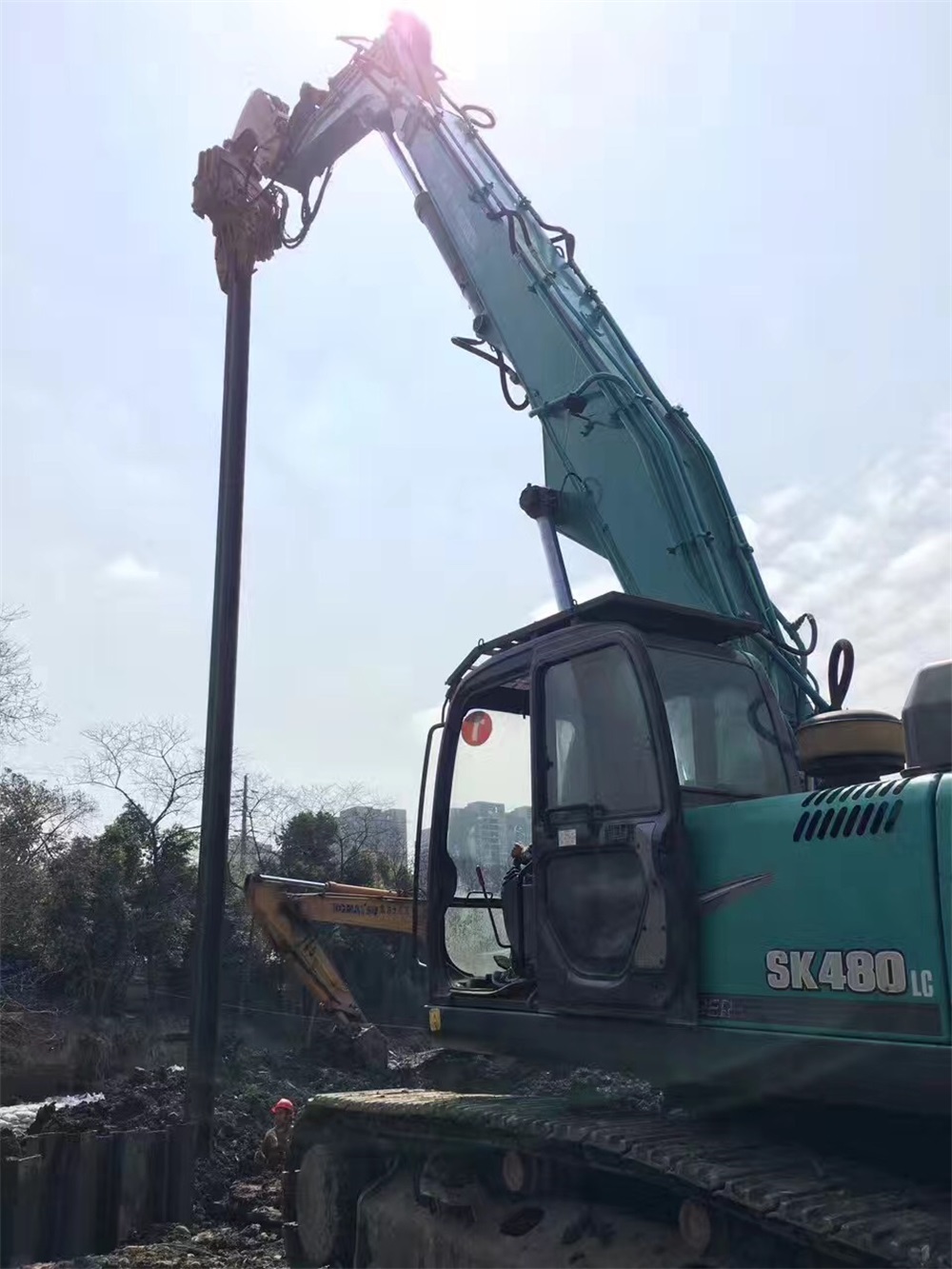 Excavator Long Reach Arm And Boom for ZX360/ZX490