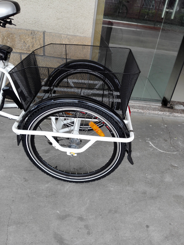 36V 10Ah Lithium Battery 3 Wheel Electric Tricycle Foldable Electric Trike For Adults