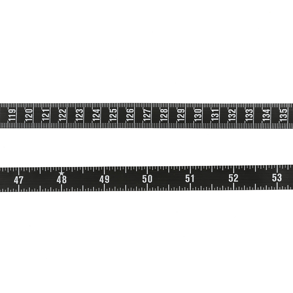 Wintape Clear Large Numbers 100 Inches 2.5meters Extra Long Black Tape Measure For Clothing Designer