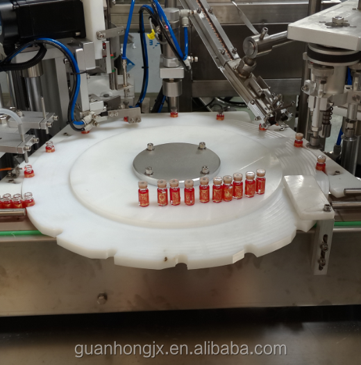 PLC Touch Screen Controlled Automatic Syrup Filling Capping Machine for Liquid Bottling