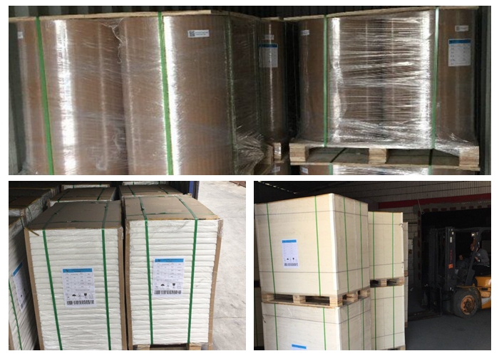 FSC 53G 60G 70G Wood Free White Offest Paper / Bond Paper For Printing Or Writing