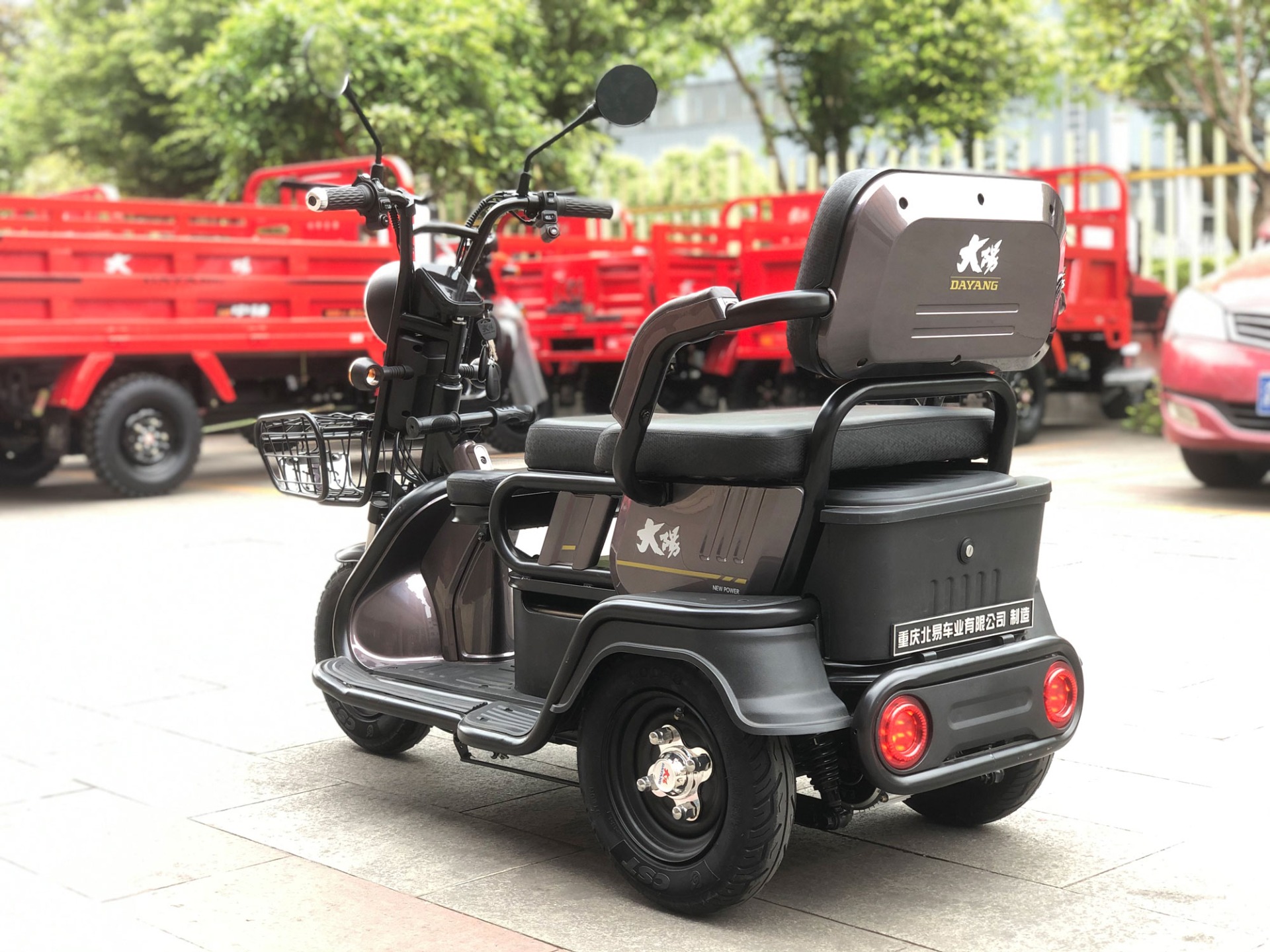 Environmental Motorcycle Tricycle For Adult Leisure From 1950mm*800mm*1050mm
