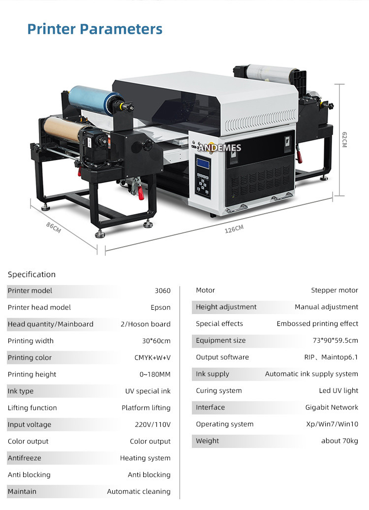 Roll-to-Roll Printer CE/UKCA/ROHS Certificates for 3060 Phone Case UV Printer