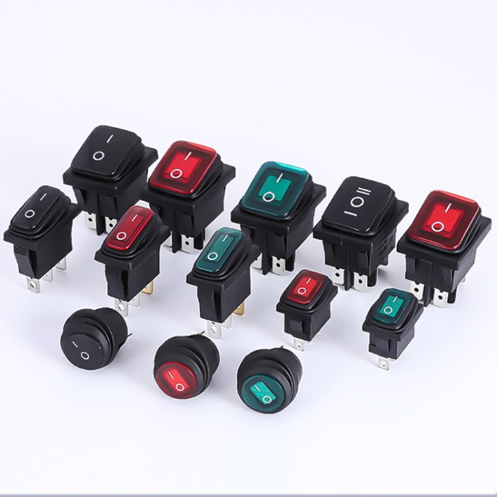 Kcd 16a 20a 25a 30a Rocker Waterproof Electrical Switches 32 * 25