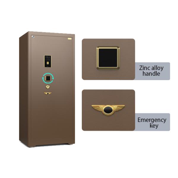 266±2kg Fingerprint Lock Commercial Safe Box with Patent Solid Bolts Adjustable Shelves