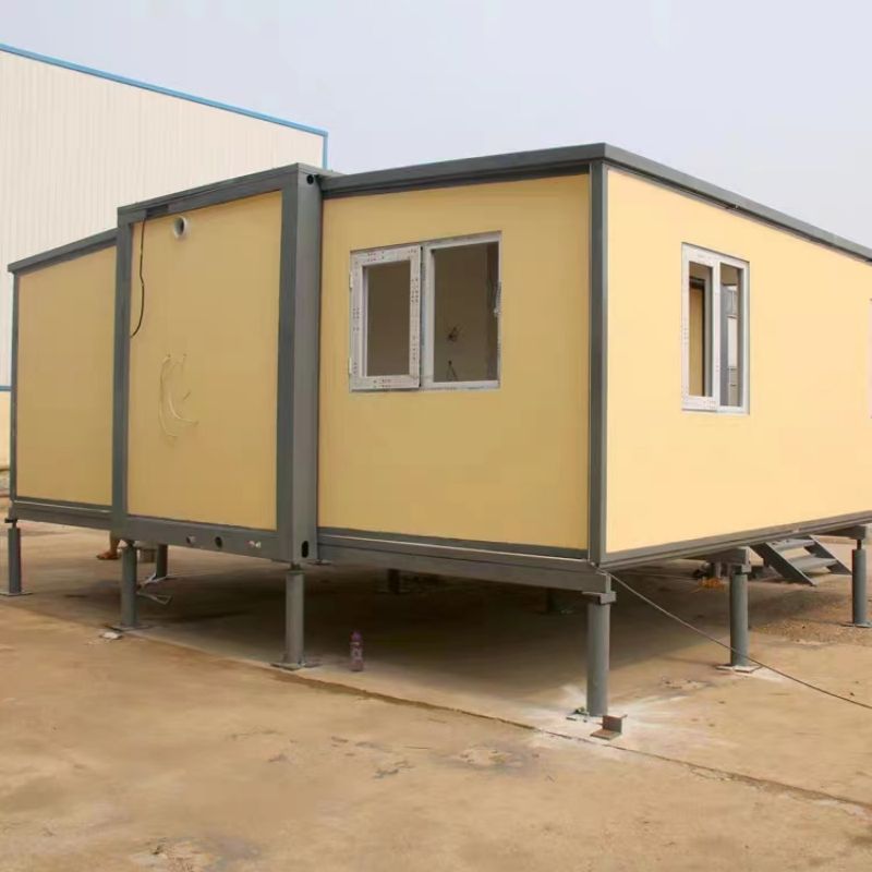 Steel Fabricated House 20ft Office Folding Foldable Expandable Container Workspace